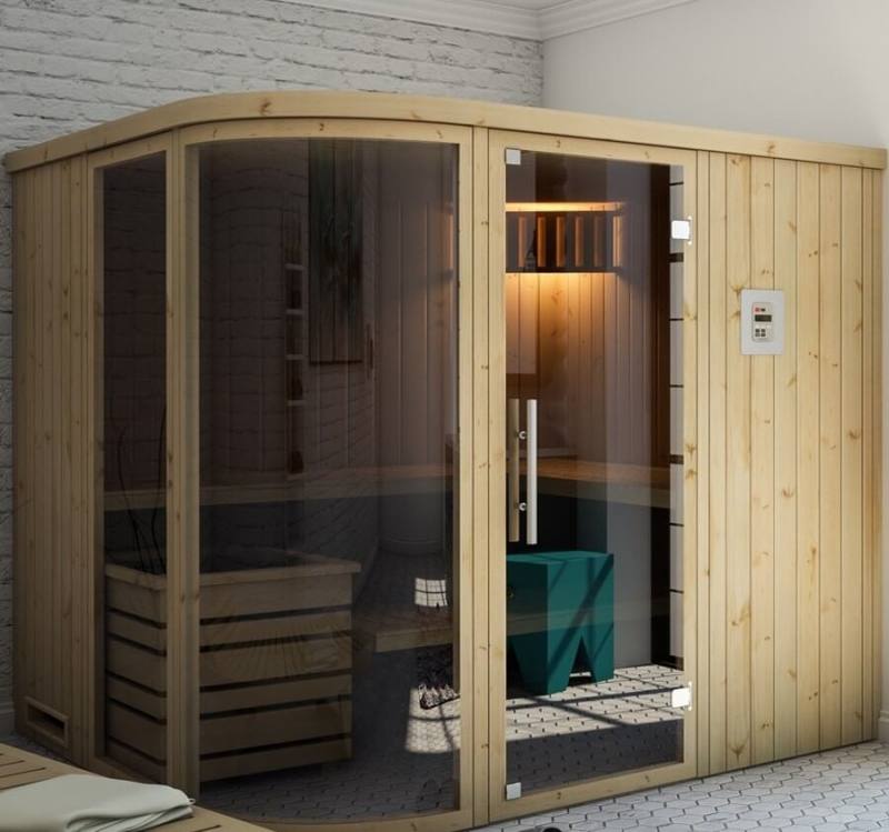 nowoczesna sauna w domu