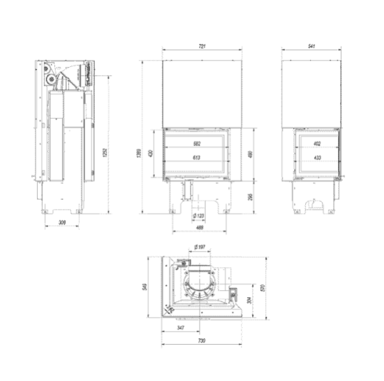 VNL 610/430 9 kW Ø 200 Gilotyna lewy