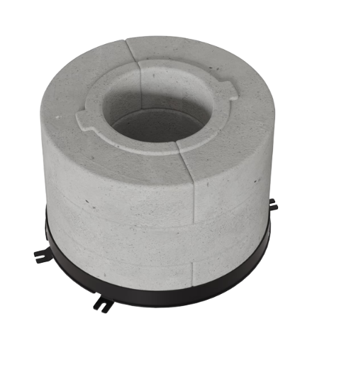 Zestaw krążków akumulacyjnych betonowych 6 szt. 3 warstwy do pieców BJORN/W