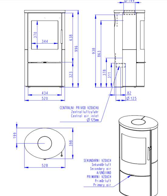 EVORA kafel biały mat